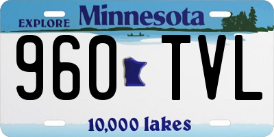 MN license plate 960TVL