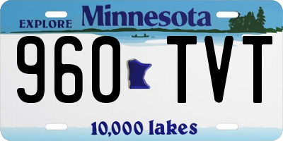 MN license plate 960TVT