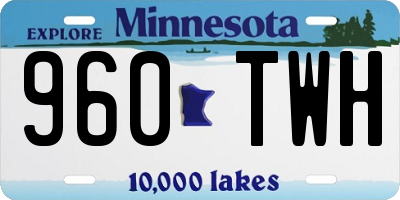 MN license plate 960TWH