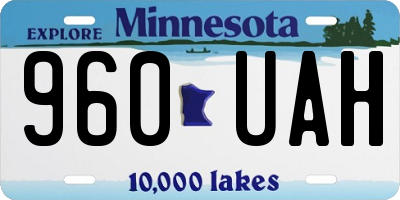 MN license plate 960UAH