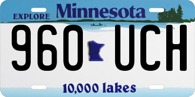 MN license plate 960UCH