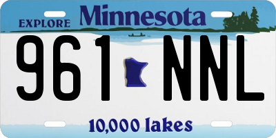 MN license plate 961NNL