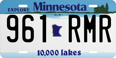 MN license plate 961RMR