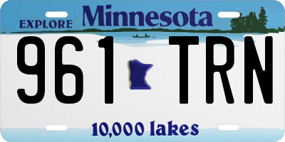MN license plate 961TRN