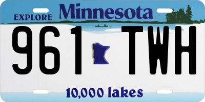 MN license plate 961TWH