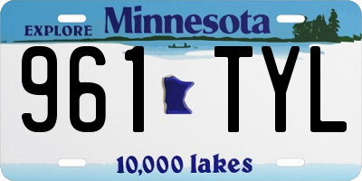 MN license plate 961TYL