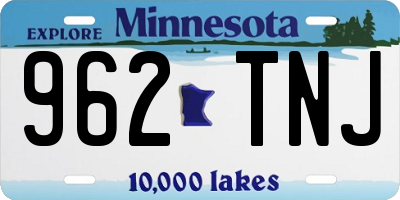 MN license plate 962TNJ