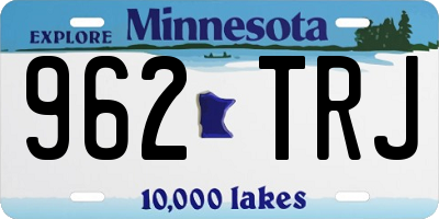 MN license plate 962TRJ