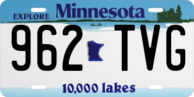 MN license plate 962TVG