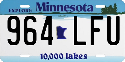 MN license plate 964LFU