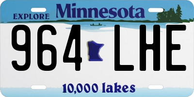 MN license plate 964LHE