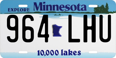 MN license plate 964LHU