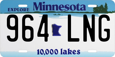 MN license plate 964LNG
