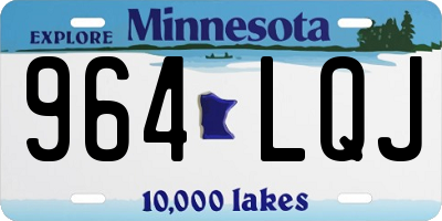 MN license plate 964LQJ