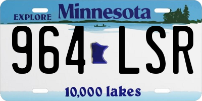 MN license plate 964LSR