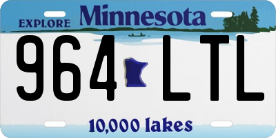 MN license plate 964LTL