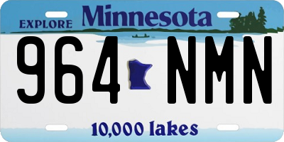 MN license plate 964NMN