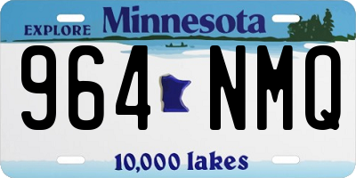 MN license plate 964NMQ