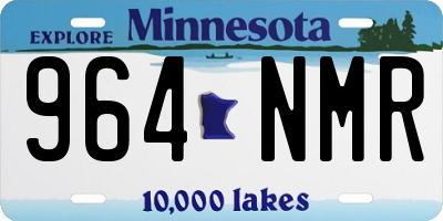 MN license plate 964NMR