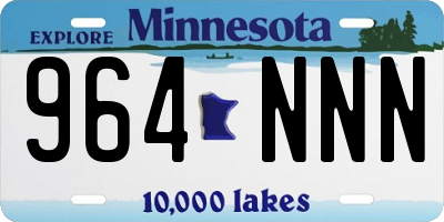 MN license plate 964NNN