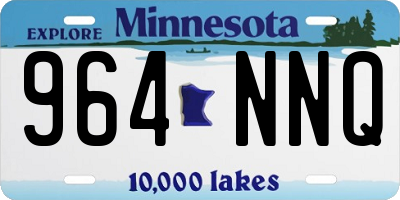 MN license plate 964NNQ