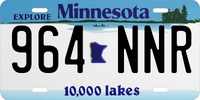 MN license plate 964NNR
