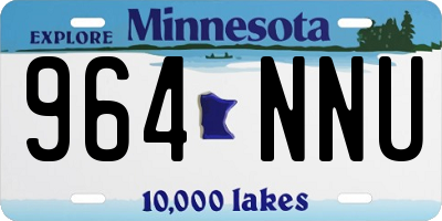 MN license plate 964NNU