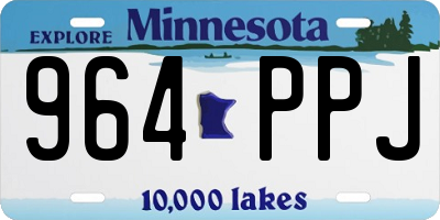 MN license plate 964PPJ