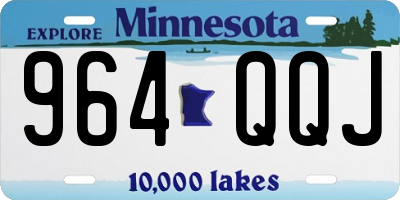 MN license plate 964QQJ