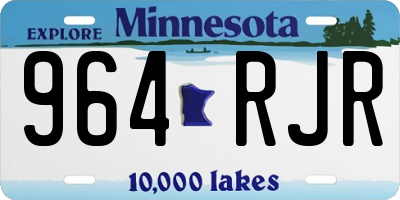 MN license plate 964RJR
