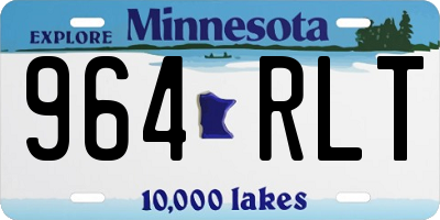 MN license plate 964RLT