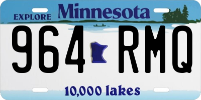 MN license plate 964RMQ