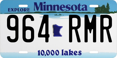 MN license plate 964RMR