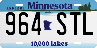 MN license plate 964STL