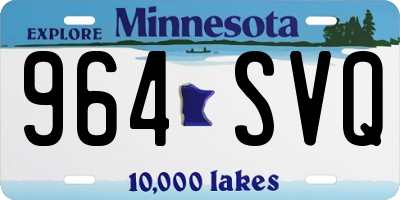 MN license plate 964SVQ
