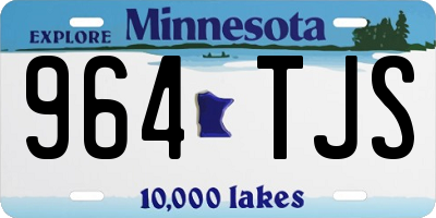 MN license plate 964TJS
