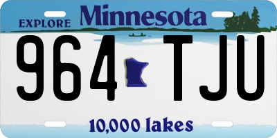 MN license plate 964TJU