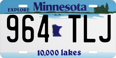 MN license plate 964TLJ