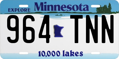 MN license plate 964TNN