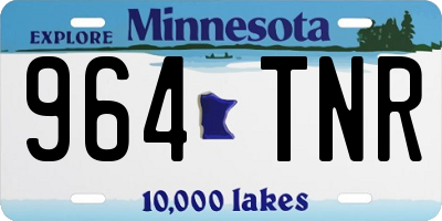 MN license plate 964TNR