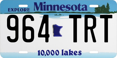 MN license plate 964TRT