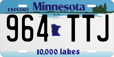 MN license plate 964TTJ