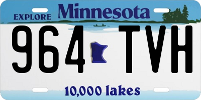 MN license plate 964TVH