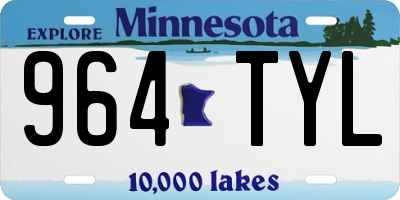 MN license plate 964TYL