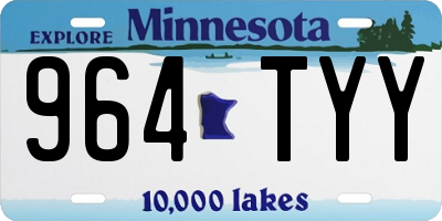 MN license plate 964TYY