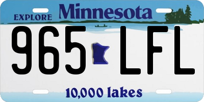 MN license plate 965LFL