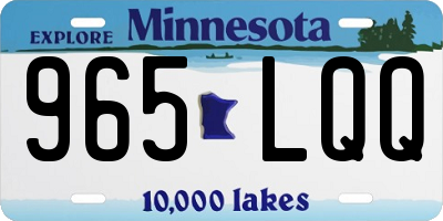 MN license plate 965LQQ