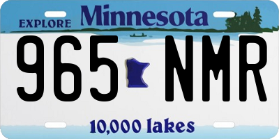 MN license plate 965NMR