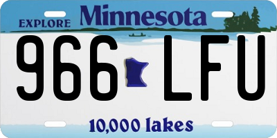 MN license plate 966LFU