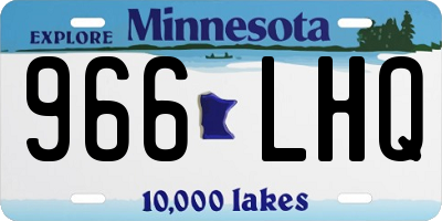 MN license plate 966LHQ